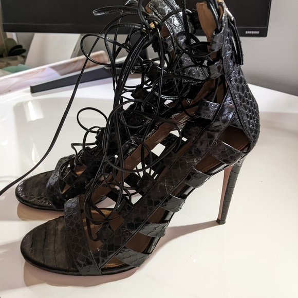 Aquazurra Amazon Heels Size 41 - Picture 3 of 11